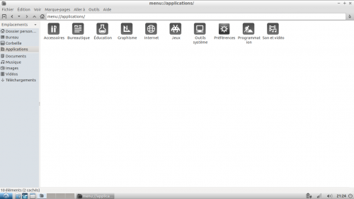 PCMan File Manager permet aussi de lancer des programmes PCMan File Manager permet aussi de lancer des programmes