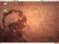 Capture d'écran du Bureau d'Ubuntu 8.10 Capture d'écran du Bureau d'Ubuntu 8.10