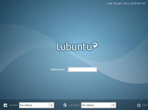 Lxdm sur Lubuntu Lxdm sur Lubuntu