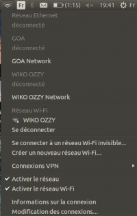 Affichage des connexions réseau actuelles dans Network-Manager (Ubuntu 14.04 LTS) Affichage des connexions réseau actuelles dans Network-Manager (Ubuntu 14.04 LTS)