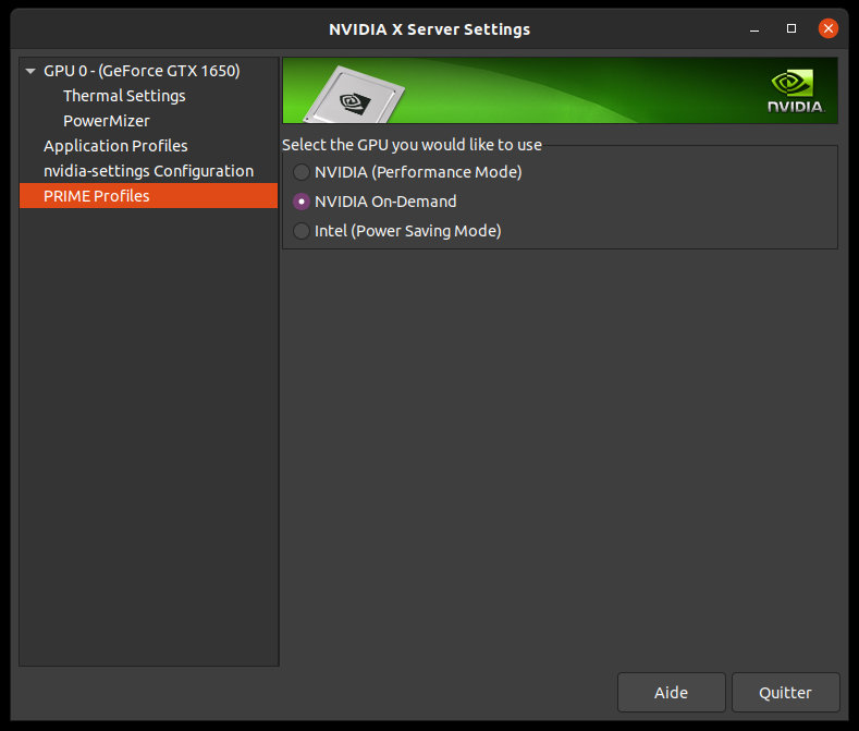 nvidia-settings profiles nvidia-settings profiles