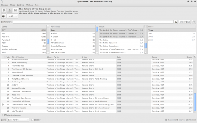 Capture d'écran d'une interface possible (ici iTunes-like) Capture d'écran d'une interface possible (ici iTunes-like)