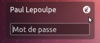 Saisissez votre mot de passe pour charger la session. Saisissez votre mot de passe pour charger la session.