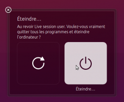 Écran de confirmation Écran de confirmation