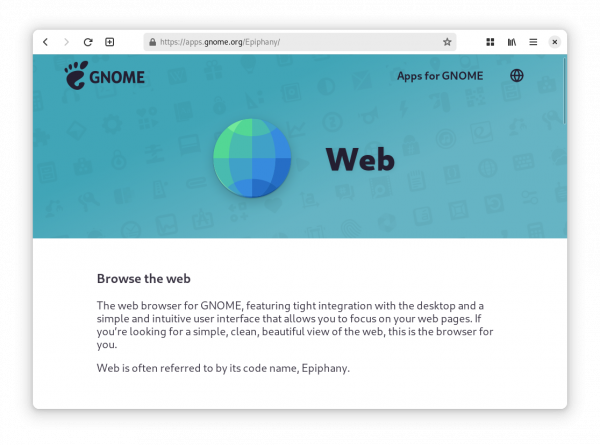 GNOME Web 3.26 GNOME Web 3.26